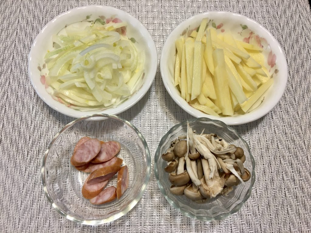 ホットクック レシピ じゃがいも甘辛炒めの作り方 すぐできる朝ご飯のおかず