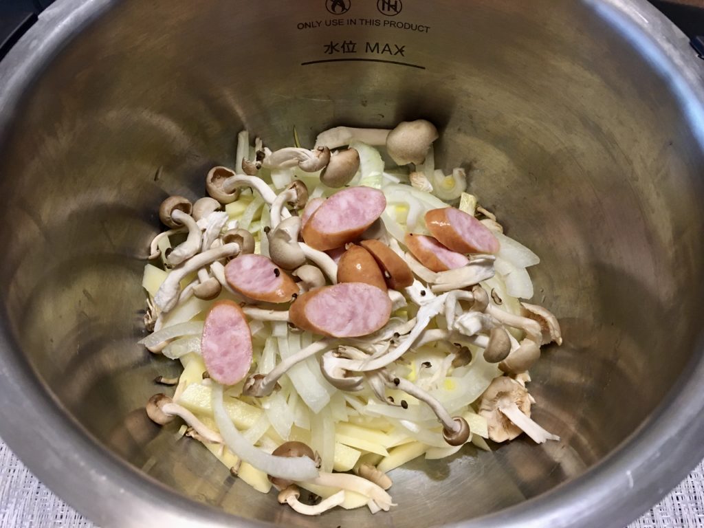 ホットクック レシピ じゃがいも甘辛炒めの作り方 すぐできる朝ご飯のおかず