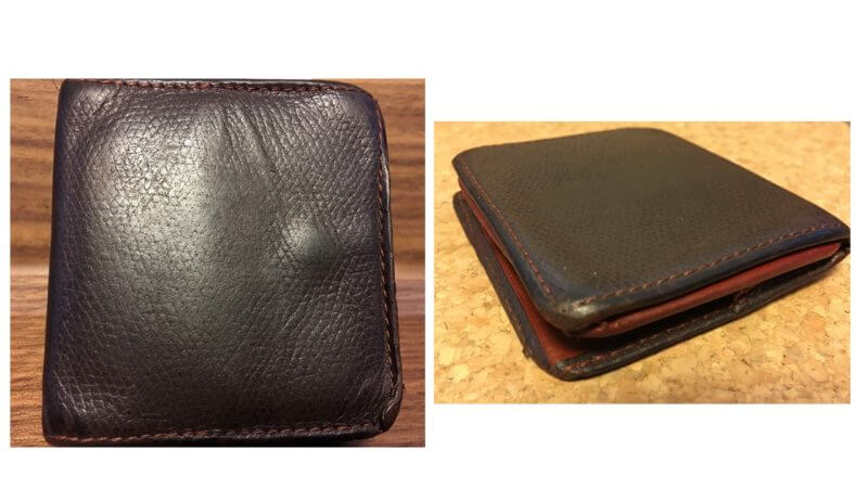 Image after the repair of the coin purse is completed