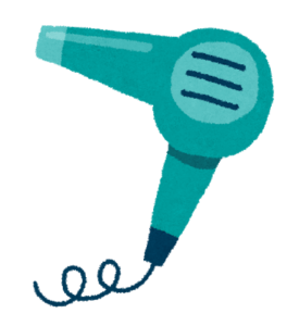 Image of a hair dryer
