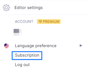 Grammarly Premium Subscription Cancel