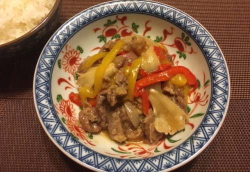 Image Wok-Fried Beef with Colorful Vegetables