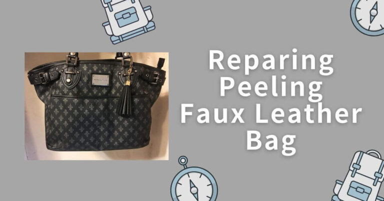 How to Repair Peeled Faux Leather Bag [Easy and 5 min repair]