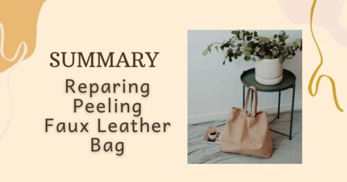 Summary_Reparing Peeling Faux Leather Bag Eyecatch image