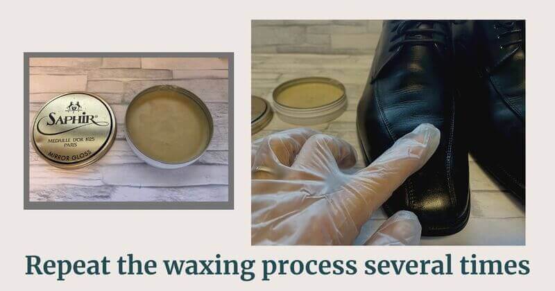 Repeat the waxing process several times