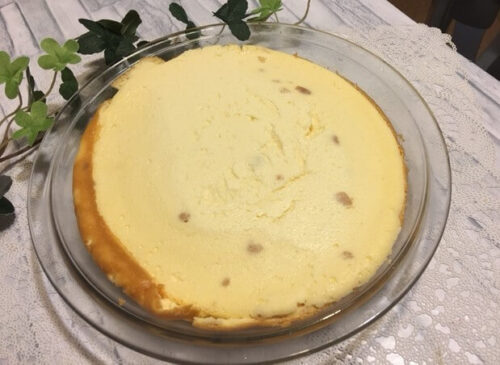 ホットクック レシピ ベイクドチーズケーキの作り方 簡単で美味しいです 生クリームは使いません